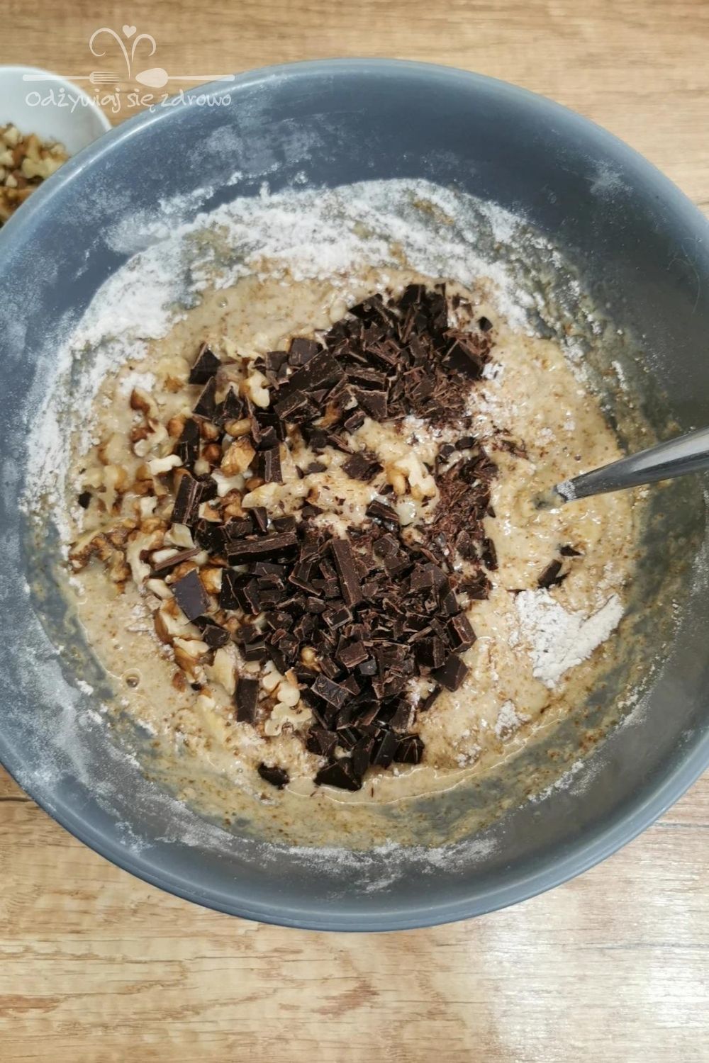 Mieszanie składników do muffinek
