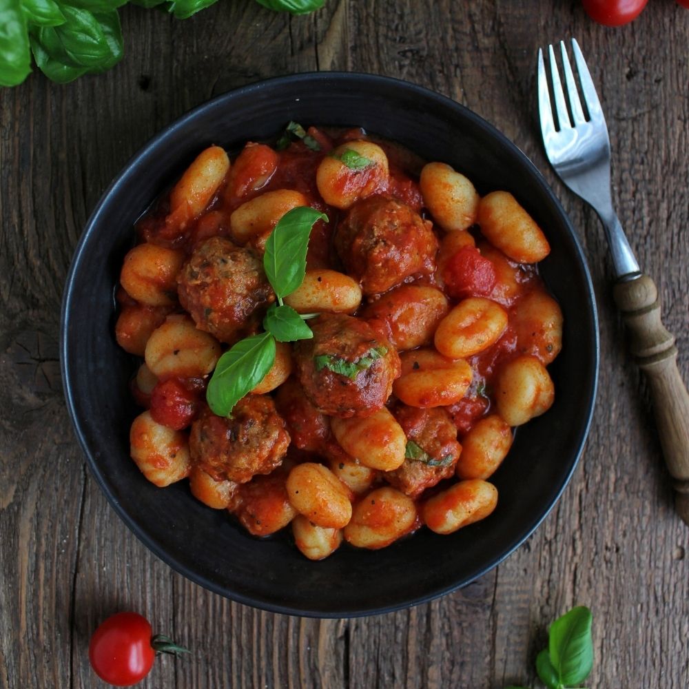 Gnocchi z pulpetami w sosie pomidorowym - miniatura