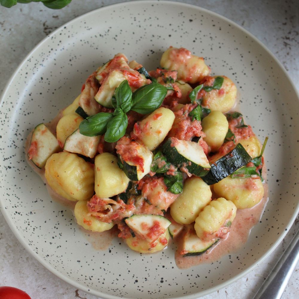 Gnocchi zapiekane z cukinią i szpinakiem - miniatura